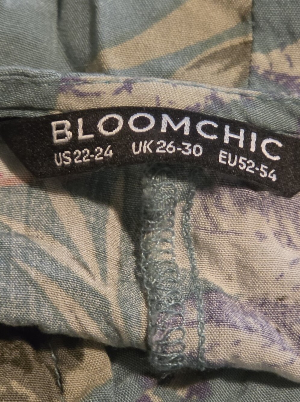 BloomChic Light Olive Geen Floral Maxi Dress - Picture 4 of 10